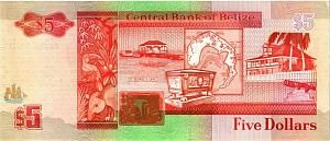 БЕЛИЗ 5 ДОЛЛАРОВ 2