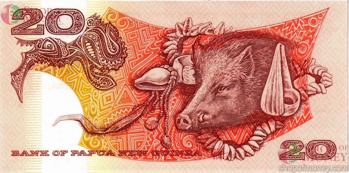 ПАПУА-НОВАЯ ГВИНЕЯ 20 КИНА 2
