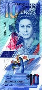 ВОСТОЧНЫЕ КАРИБЫ 10 ДОЛЛАРОВ 1