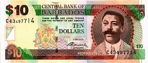 БАРБАДОС 10 ДОЛЛАРОВ 1