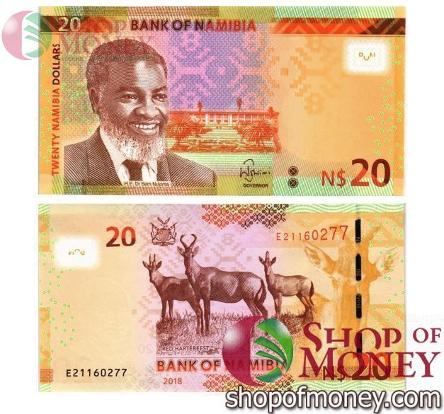 НАМИБИЯ 10 20 30 50 100 200 ДОЛЛАРОВ 7