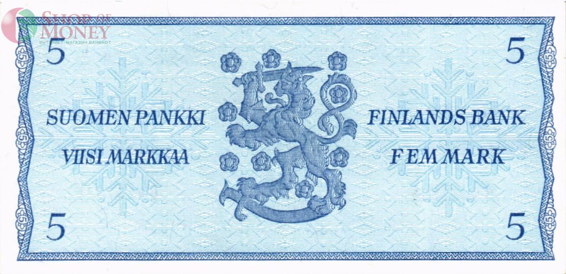 ФИНЛЯНДИЯ 5 МАРОК (Litt. B) 2