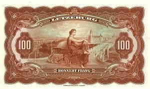 ЛЮКСЕМБУРГ 100 ФРАНКОВ 2