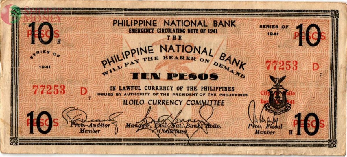 ФИЛИППИНЫ 10 ПЕСО (D) (N132) 1