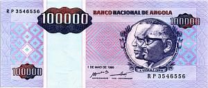 АНГОЛА 100000 КВАНЗА 1