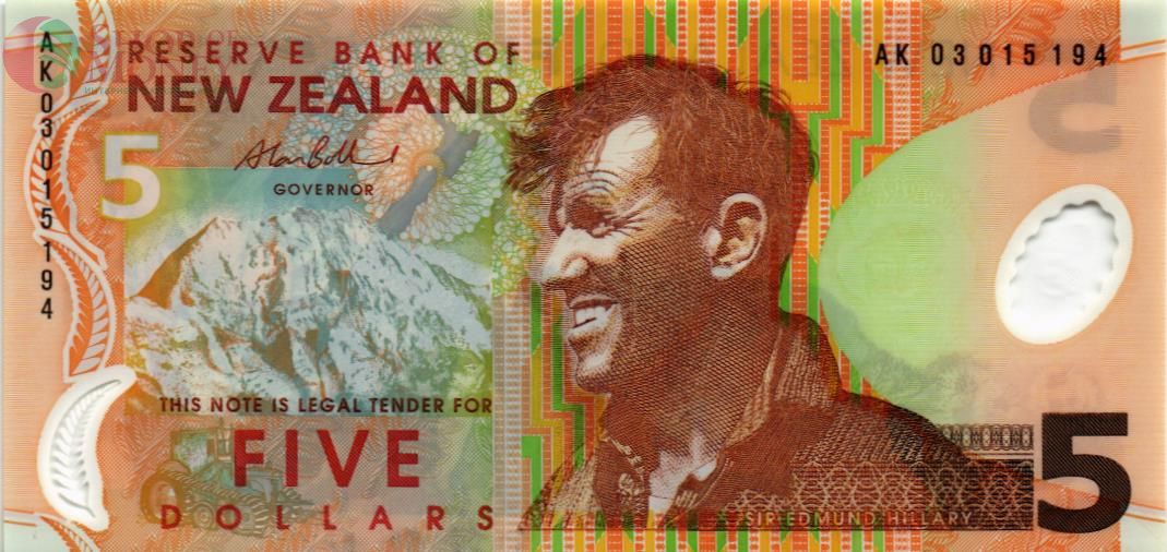 НОВАЯ ЗЕЛАНДИЯ 5 ДОЛЛАРОВ 1