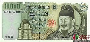 ЮЖНАЯ КОРЕЯ 10000 ВОН 1