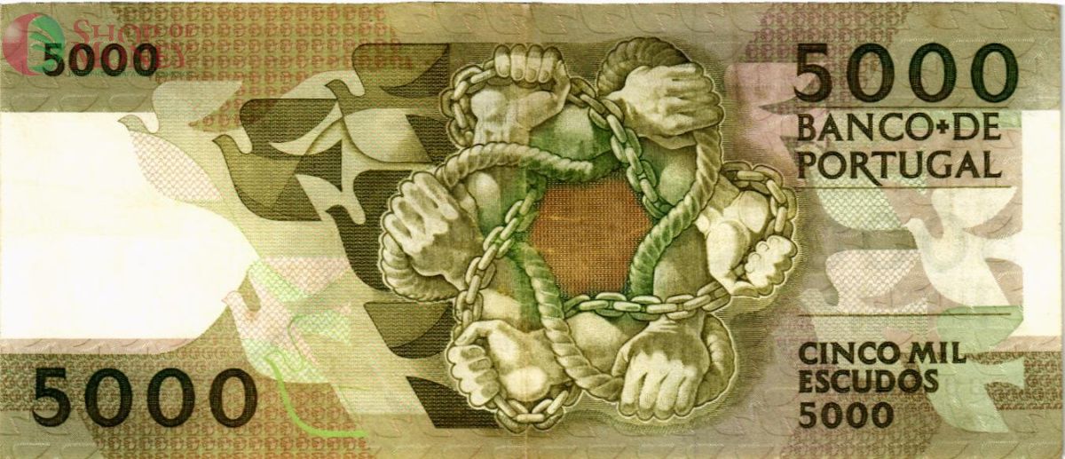 ПОРТУГАЛИЯ 5000 ЭСКУДО 2