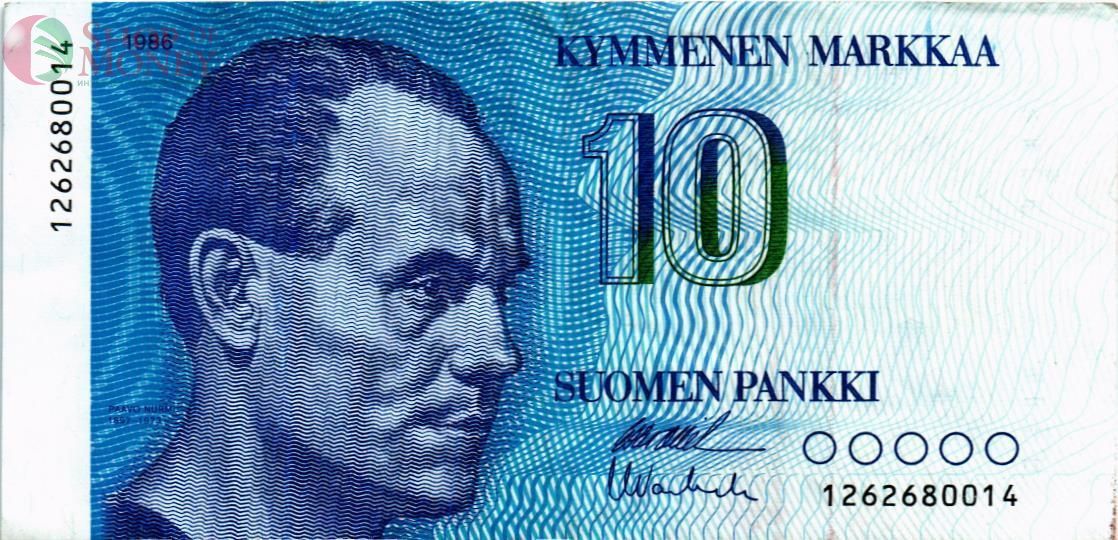 ФИНЛЯНДИЯ 10 МАРОК 1