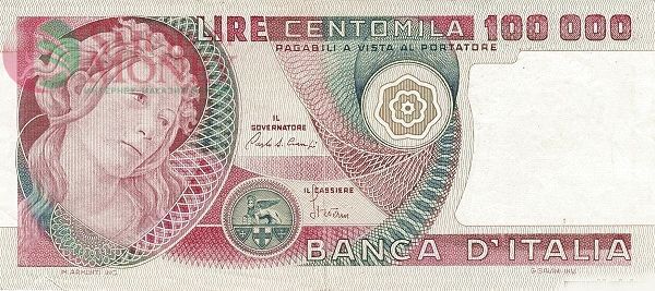 ИТАЛИЯ 100000 ЛИР 1
