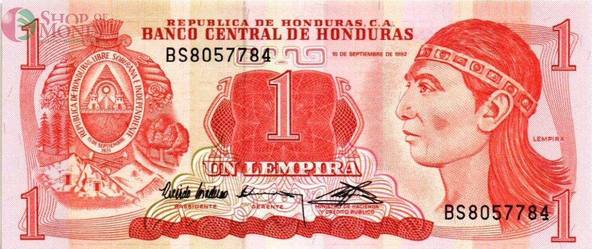 ГОНДУРАС 1 ЛЕМПИРА 1