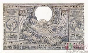 БЕЛЬГИЯ 100 ФРАНКОВ 1