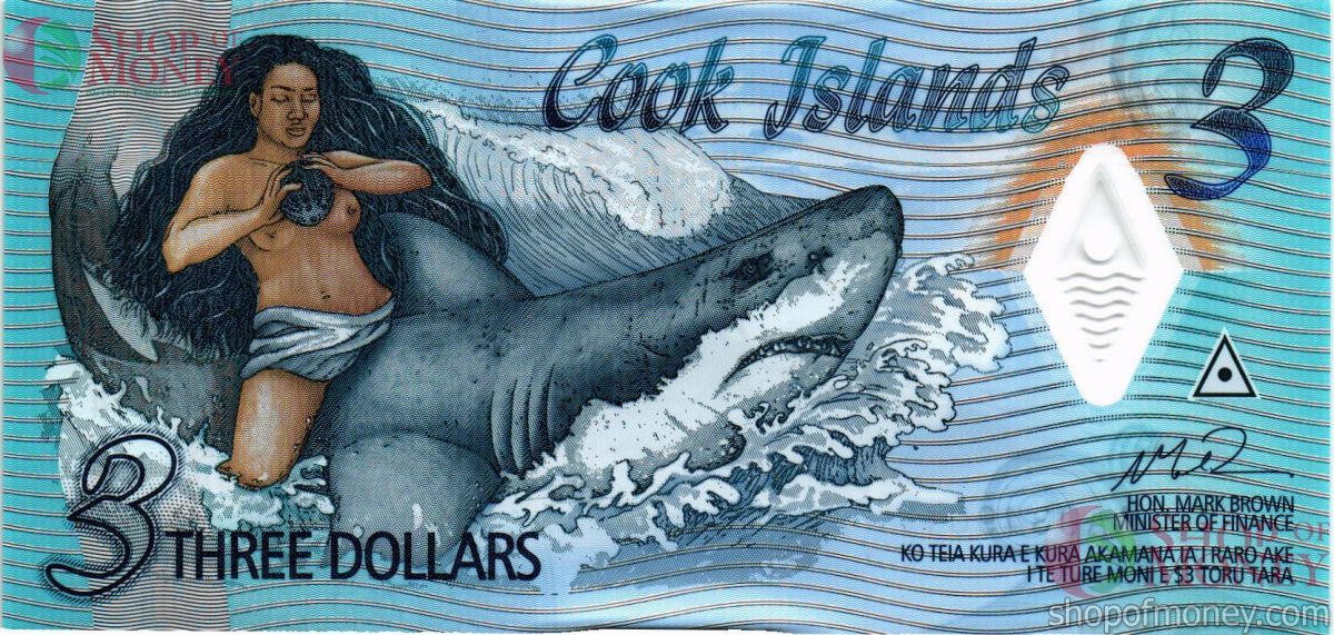 ОСТРОВА КУКА 3 ДОЛЛАРА 1