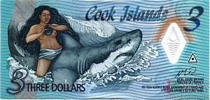 ОСТРОВА КУКА 3 ДОЛЛАРА 1