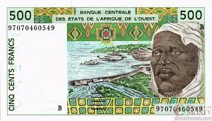 БЕНИН 500 ФРАНКОВ 1