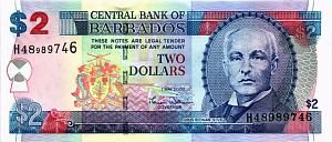 БАРБАДОС 2 ДОЛЛАРА 1
