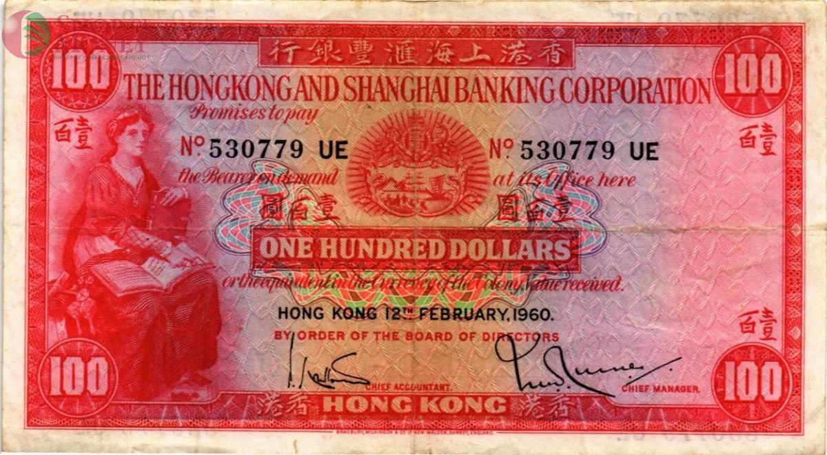 ГОНКОНГ 100 ДОЛЛАРОВ (HSBC) 1