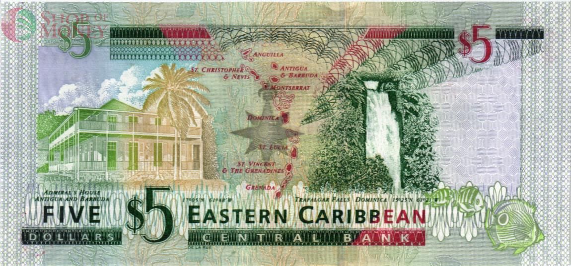 ВОСТОЧНЫЕ КАРИБЫ 5 ДОЛЛАРОВ 2