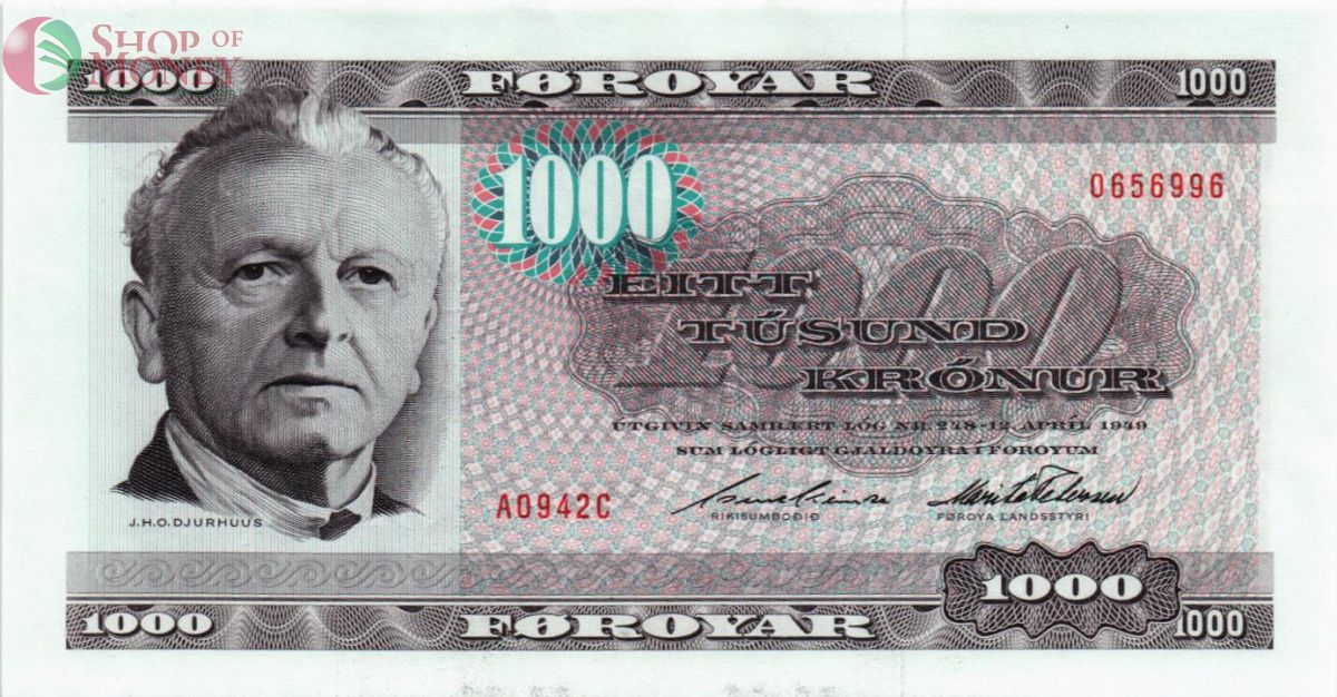 ФАРЕРСКИЕ ОСТРОВА 1000 КРОН 1