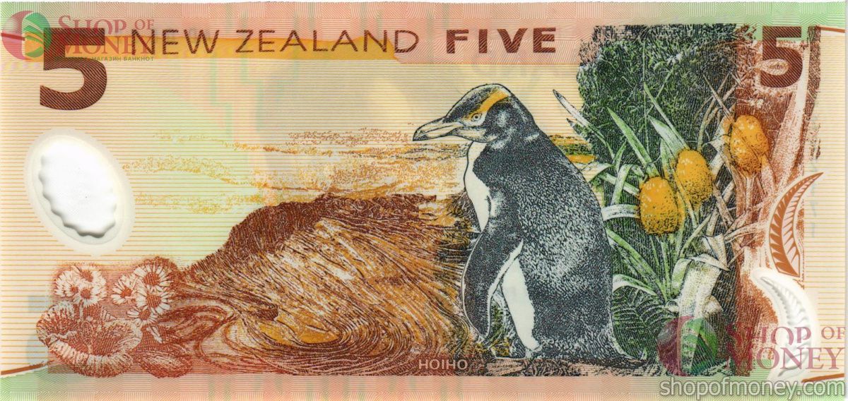 НОВАЯ ЗЕЛАНДИЯ 5 ДОЛЛАРОВ 2