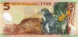 НОВАЯ ЗЕЛАНДИЯ 5 ДОЛЛАРОВ 2
