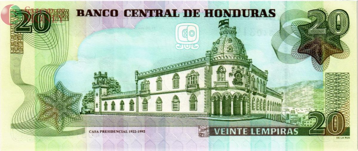 ГОНДУРАС 20 ЛЕМПИР 2