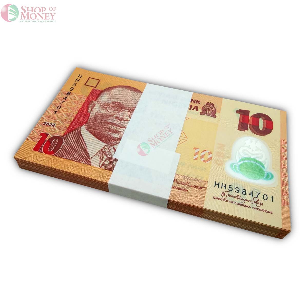 НИГЕРИЯ 10 НАЙРА (100 БАНКНОТ) 1