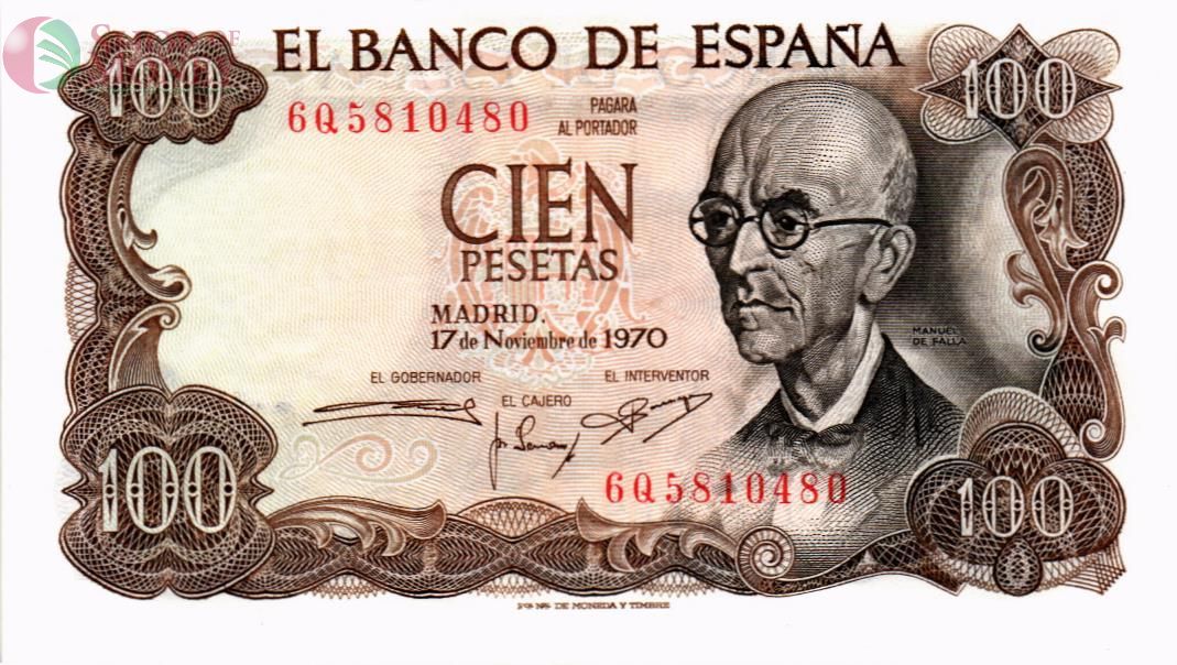 ИСПАНИЯ 100 ПЕСЕТ 1