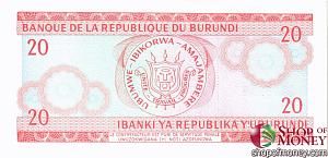 БУРУНДИ 20 ФРАНКОВ 2