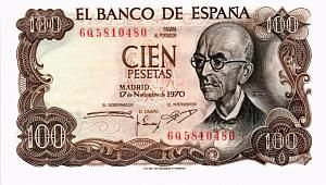 ИСПАНИЯ 100 ПЕСЕТ 1