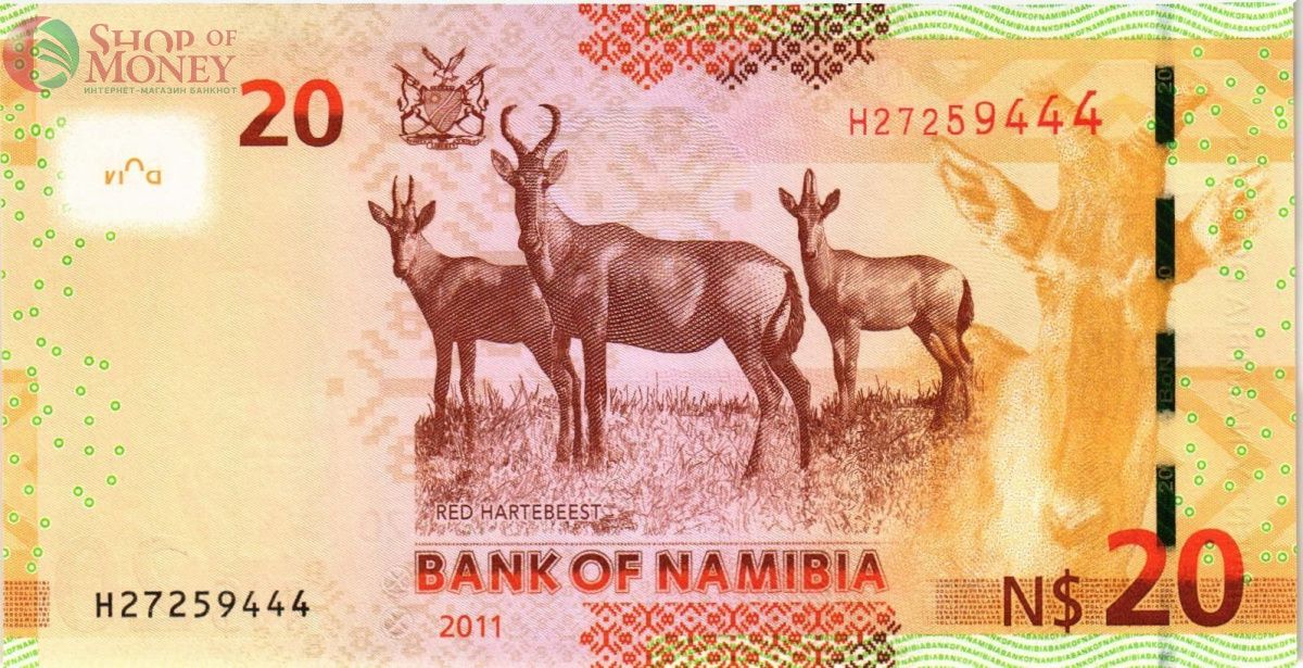 НАМИБИЯ 20 ДОЛЛАРОВ 2