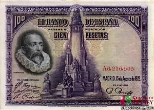ИСПАНИЯ 100 ПЕСЕТ 1