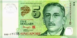 СИНГАПУР 5 ДОЛЛАРОВ 1