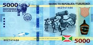 БУРУНДИ 5000 ФРАНКОВ 1