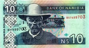 НАМИБИЯ 10 ДОЛЛАРОВ 1