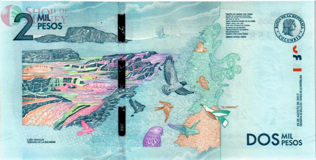 КОЛУМБИЯ 2000 ПЕСО 2