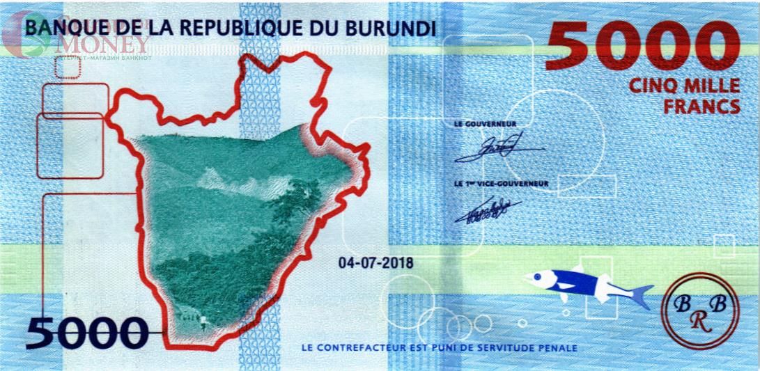 БУРУНДИ 5000 ФРАНКОВ 2