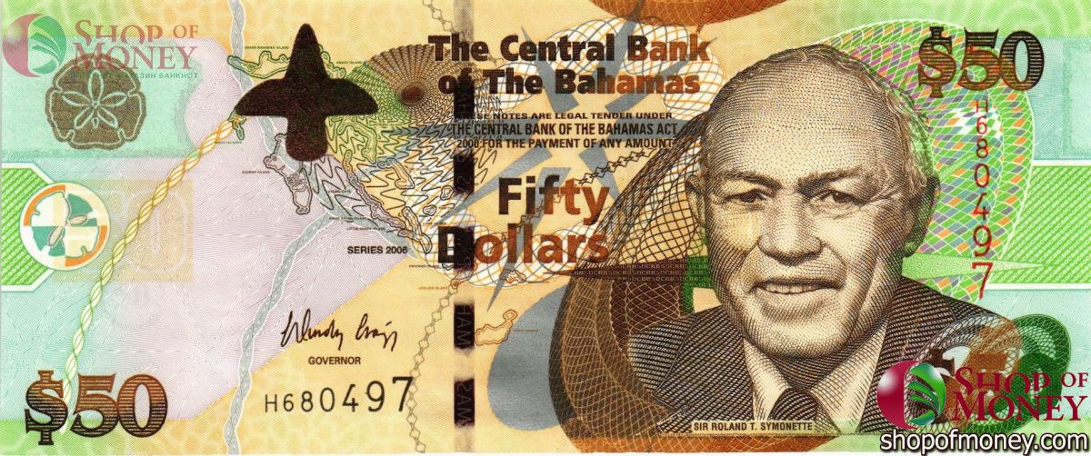 БАГАМСКИЕ ОСТРОВА 50 ДОЛЛАРОВ 1