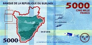 БУРУНДИ 5000 ФРАНКОВ 2
