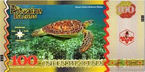 ОСТРОВА ПИТКЭРН 100 ФУНТОВ 2