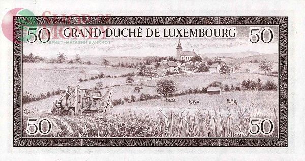 ЛЮКСЕМБУРГ 50 ФРАНКОВ 2