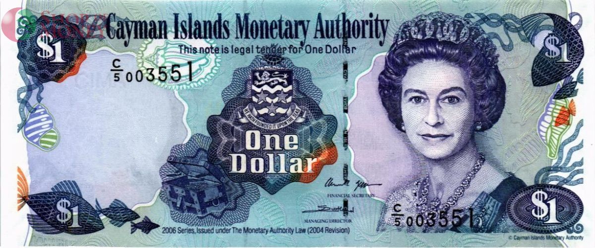 КАЙМАНОВЫ ОСТРОВА 1 ДОЛЛАР (C/5) 1