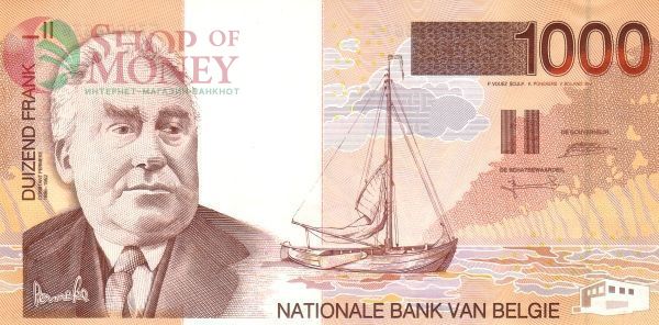 БЕЛЬГИЯ 1000 ФРАНКОВ 1