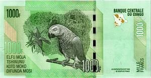 КОНГО ДР 1000 ФРАНКОВ 2