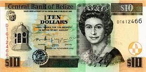 БЕЛИЗ 10 ДОЛЛАРОВ 1