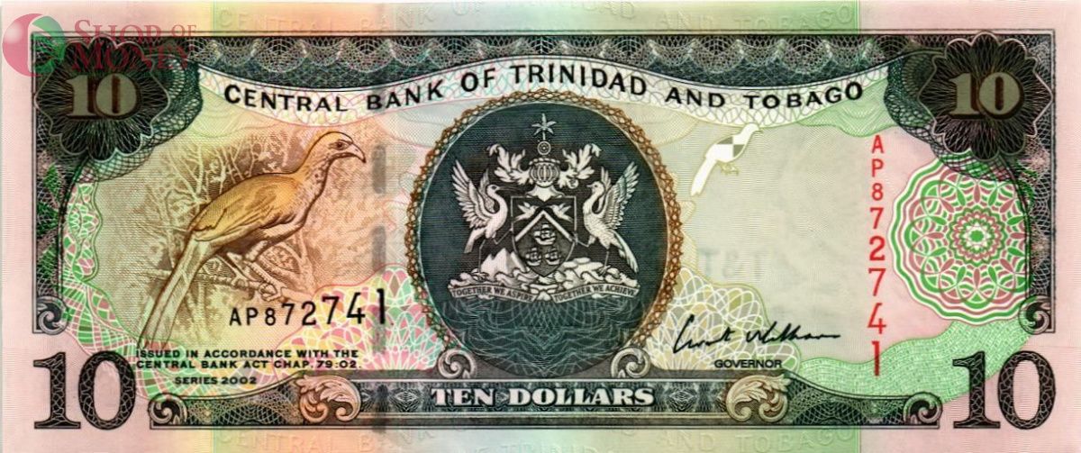 ТРИНИДАД И ТОБАГО 10 ДОЛЛАРОВ 1