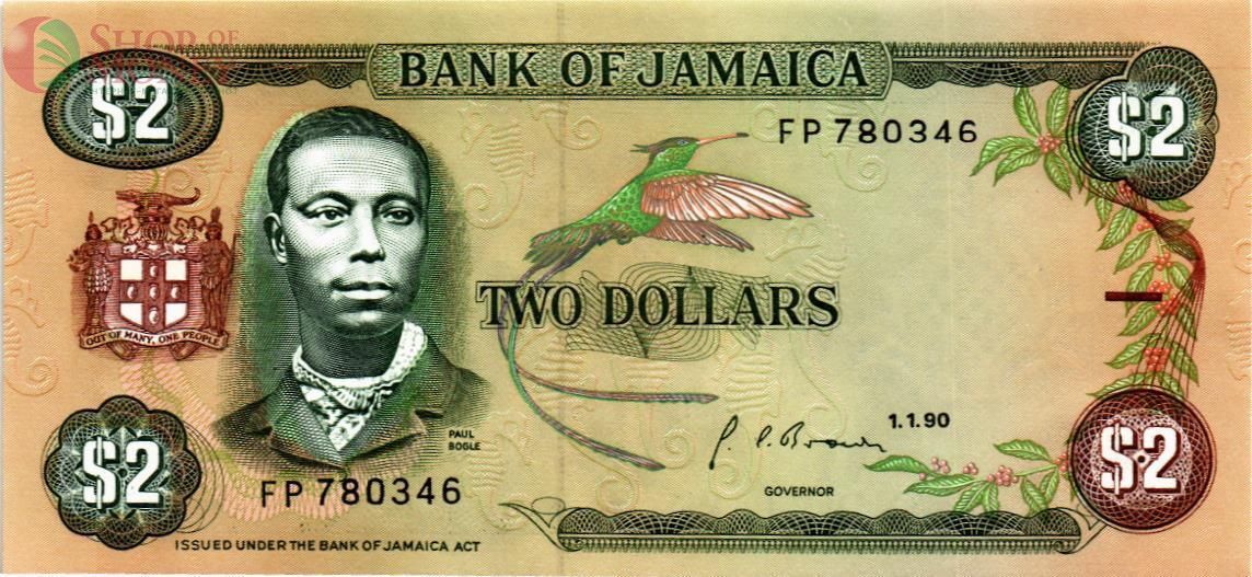 ЯМАЙКА 2 ДОЛЛАРА 1