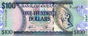 ГАЙАНА 100 ДОЛЛАРОВ 1