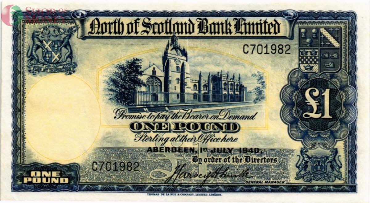 ШОТЛАНДИЯ 1 ФУНТ 1