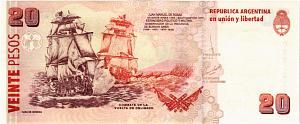 АРГЕНТИНА 20 ПЕСО 2